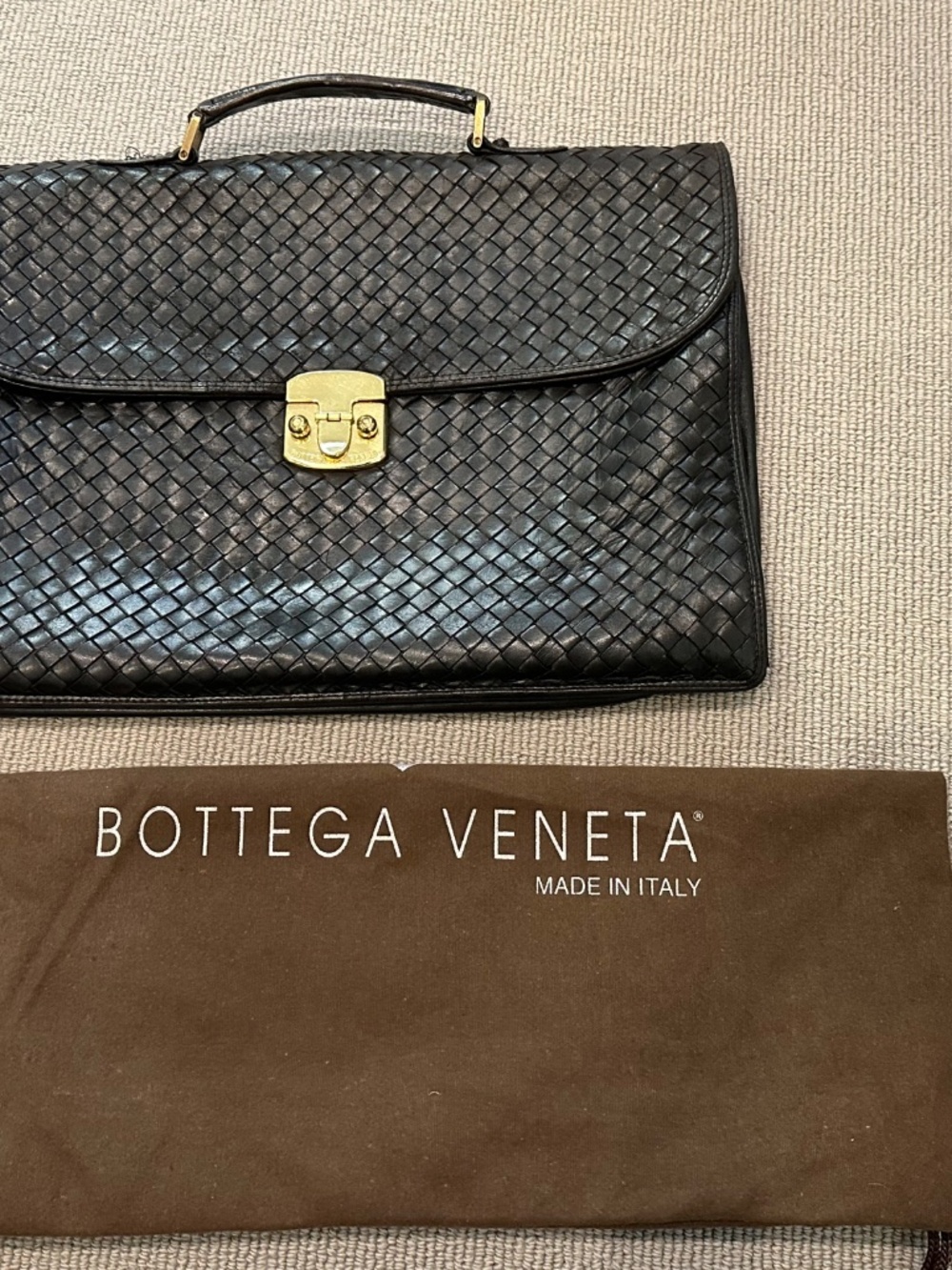 Vintage briefcase Bottega veneta